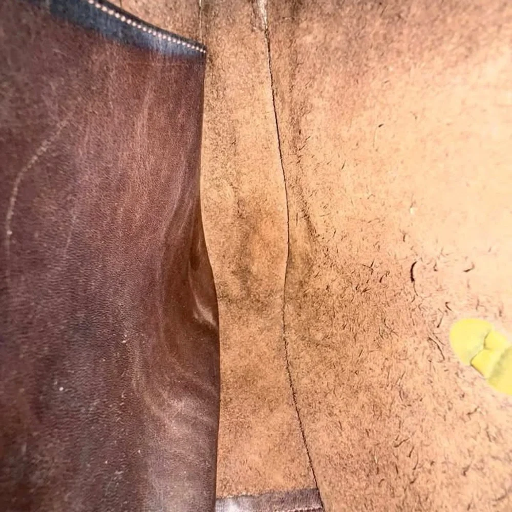 👜 COACH Cashin Vintage NYC Crescent Metal Tag Beautifully Textured Mocha 9235 - Picture 10 of 16